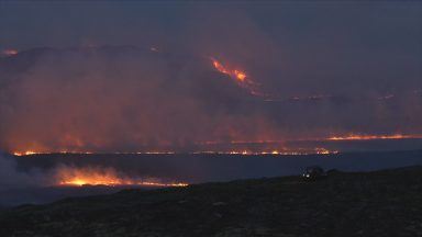 Firefighters battle as wildfires continue to burn across Moray