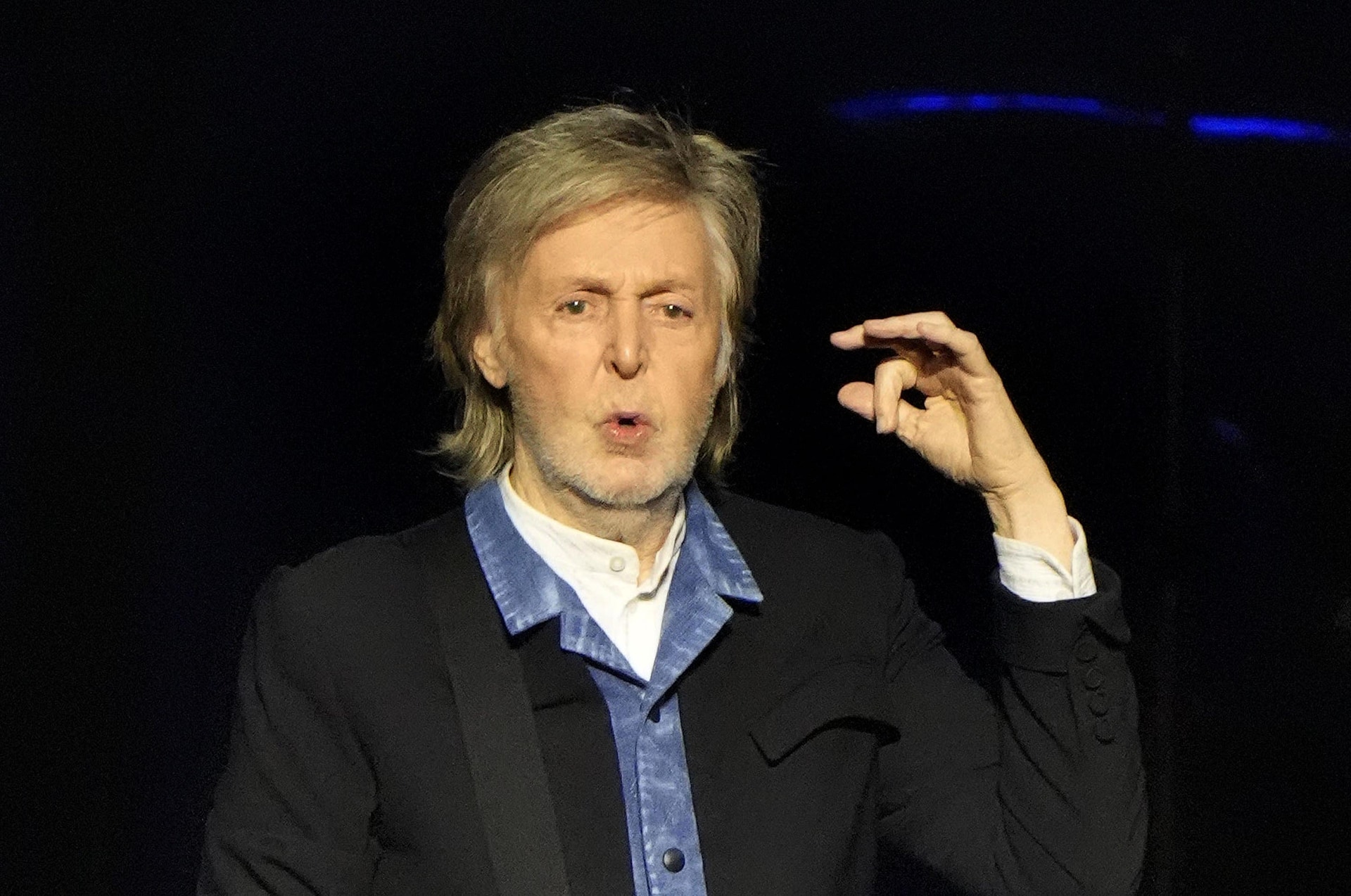 Sir Paul McCartney previously performed with Bruce Springsteen at Glastonbury in 2022 (Danny Lawson/PA).