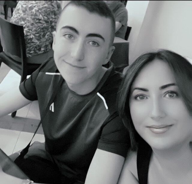 Ryan Dolan (left) with his mum Liza Dolan, who described the treatment as a ‘game-changer’ (family handout/PA).
