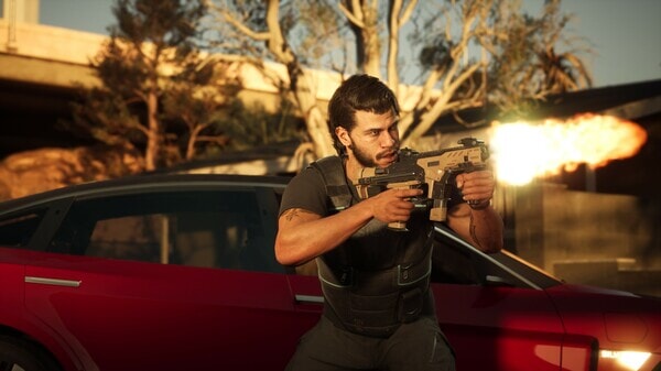 Players take on the role of a former soldier, Jacob Diaz.