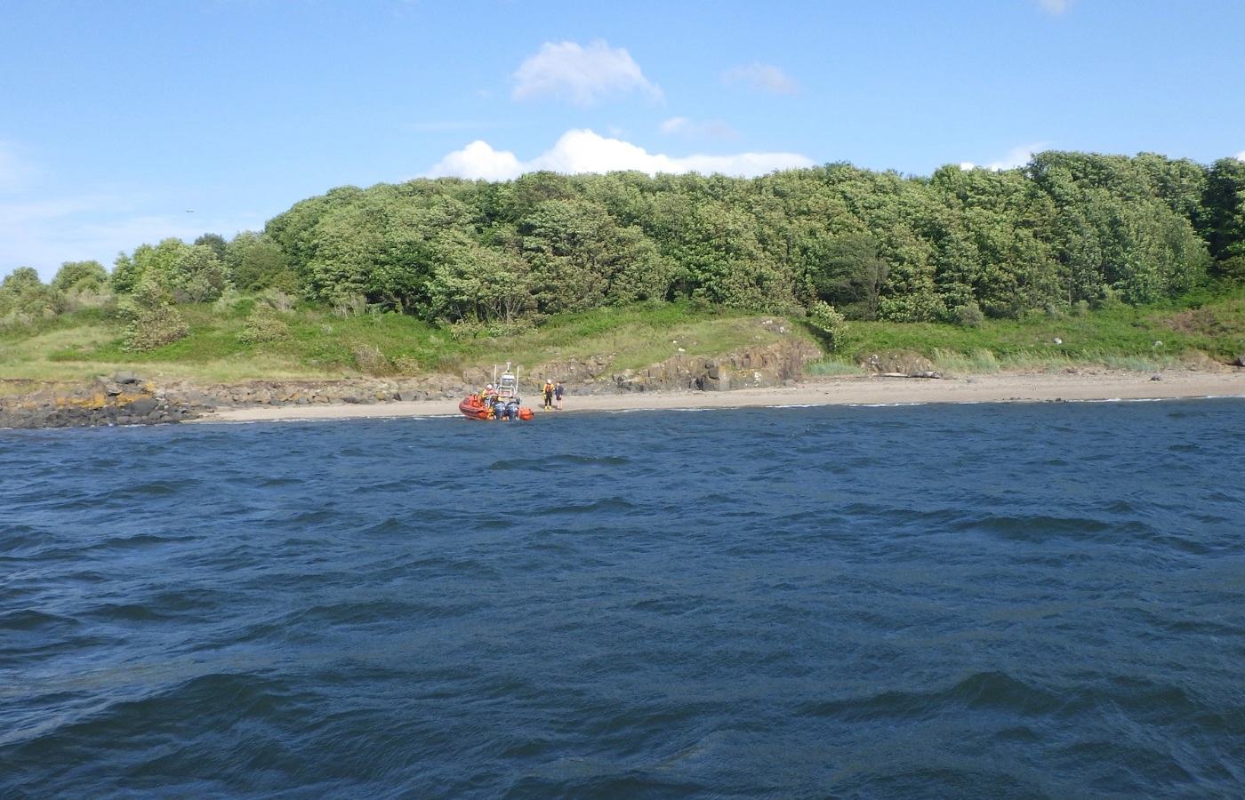 Coastguard teams from South Queensferry also attended the scene.