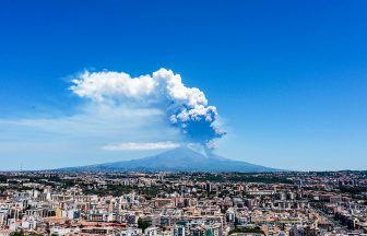 Mount Etna eruption: Tourists flee as volcano sends huge plumes of smoke into sky