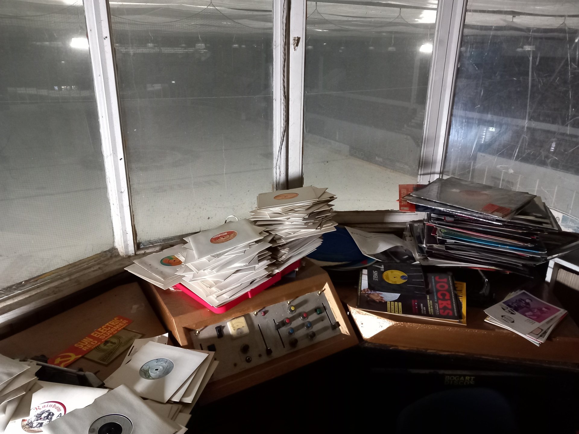 The records had remained in an old DJ booth for nearly 40 years.