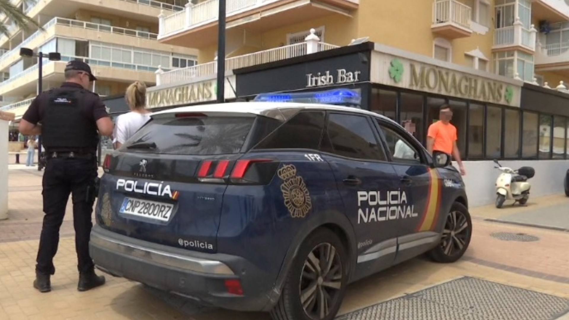 Monaghans Irish Bar in Fuengirola is in a popular tourist destination. (EBU)