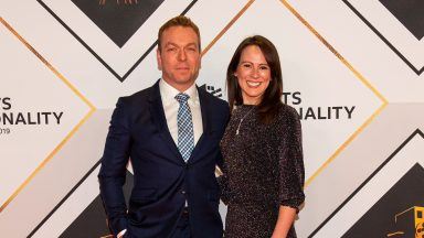 Sir Chris Hoy and wife Lady Sarra receive Freedom of the City of London