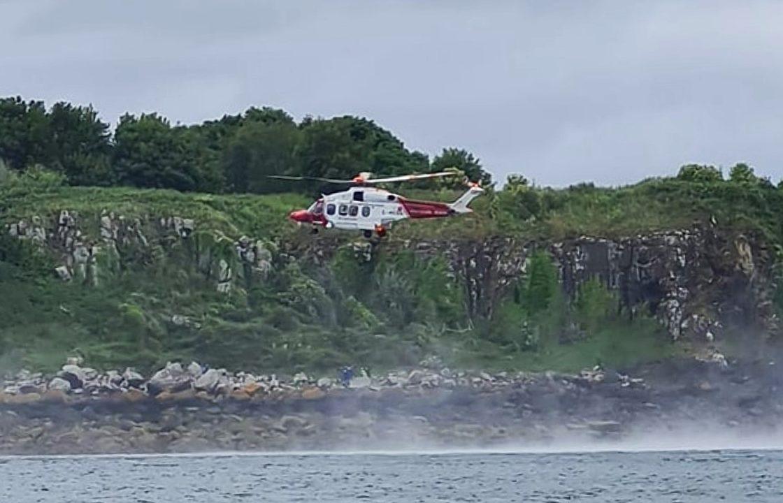 Woman airlifted from Cramond Island in Firth of Forth after slipping on rocks and falling 30ft