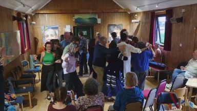 Highland village hosts party of artists from Pakistan