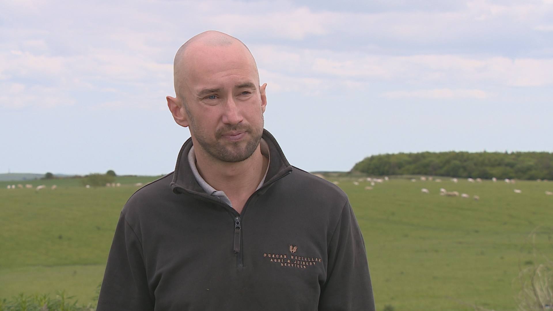 Farm worker Duncan Mclellan has struggled with depression for 15 years.