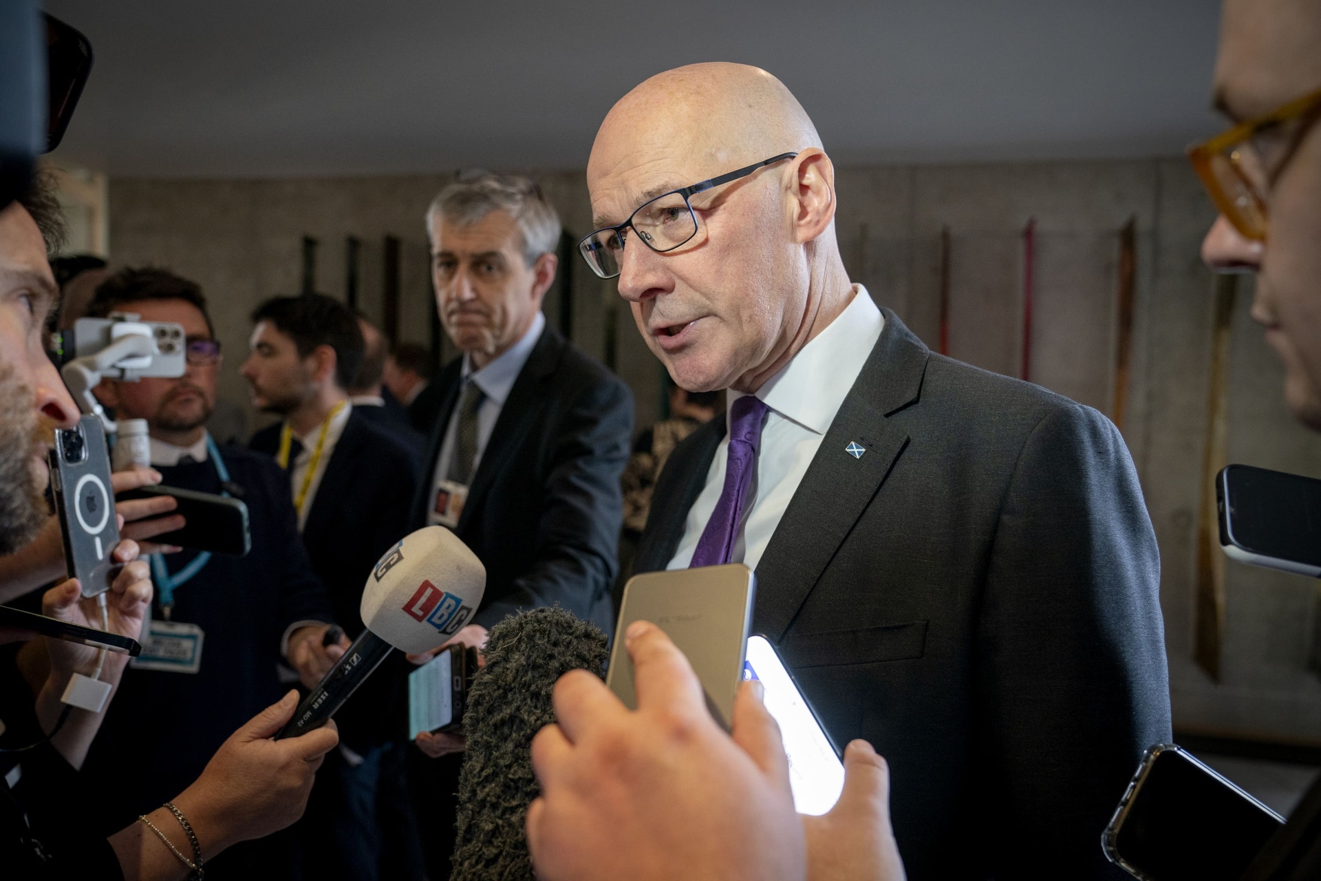 First Minister John Swinney said the University of Dundee ‘is facing an acute challenge'.