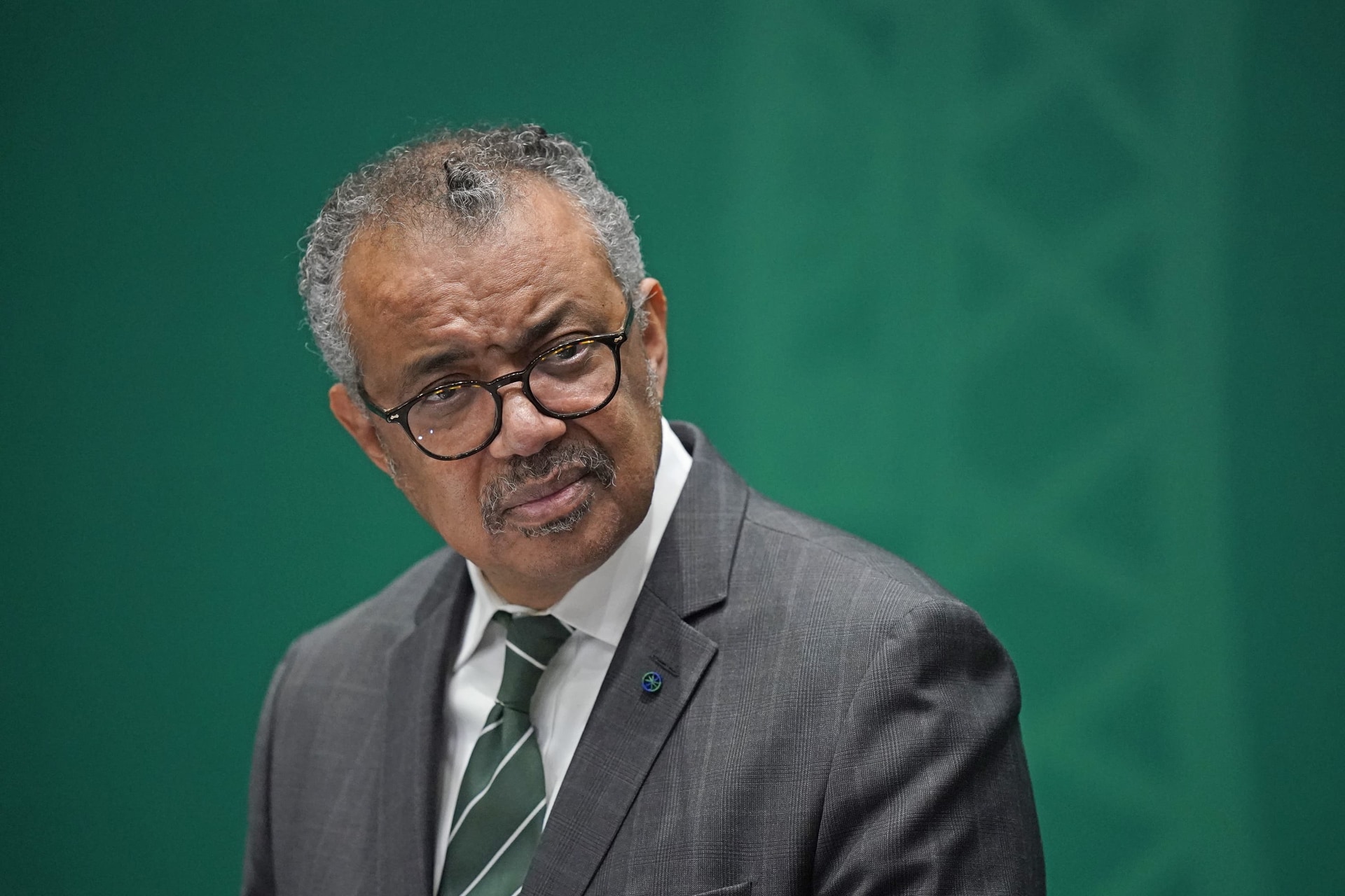 The WHO director-general said the new facility would ‘future-proof’ the university’s research heritage (Niall Carson/PA).