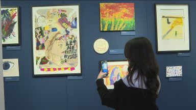 Pupils across Scotland have their artwork displayed at National Gallery