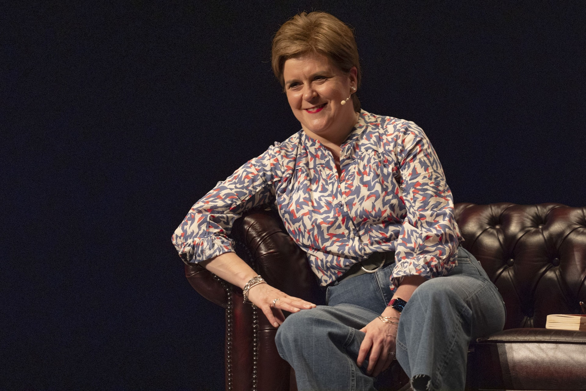 Nicola Sturgeon will discuss her new memoir, Frankly (PA)