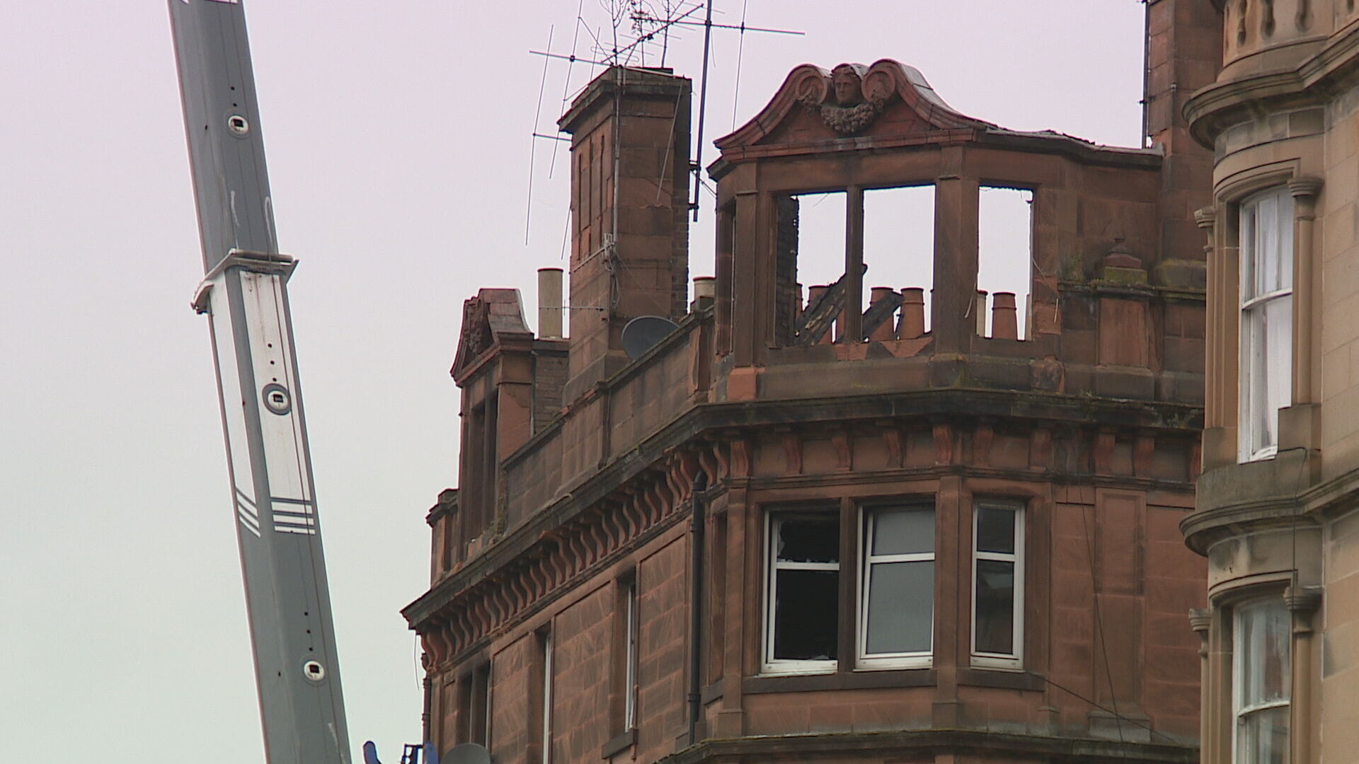 Aftermath of Scott Street fire in Perth which claimed life of one man