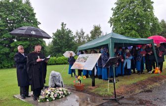 Service remembering 1,500 children and adults in ‘pauper’s grave’ held in Larbet