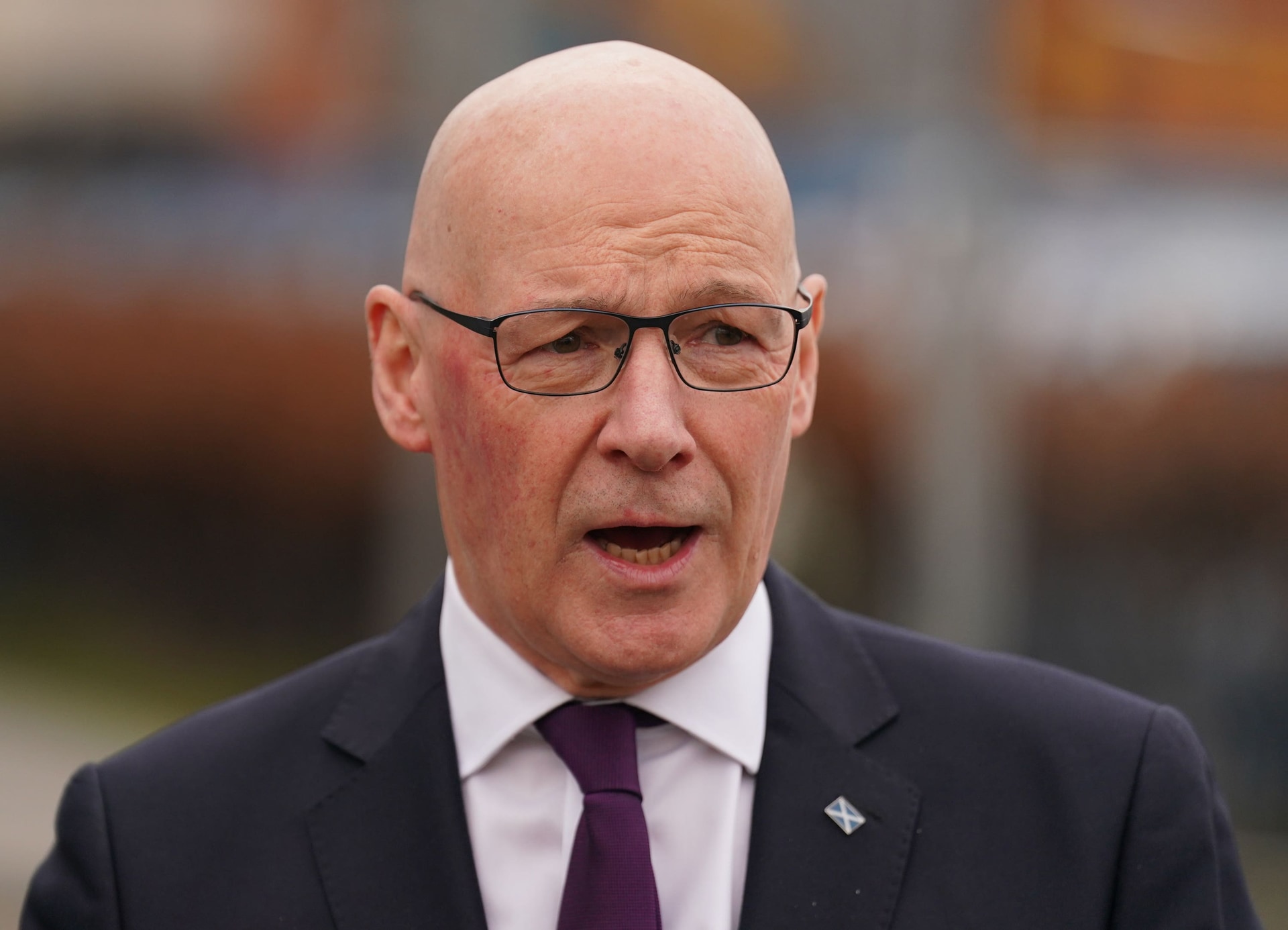 John Swinney said those who voted Reform in Hamilton were ‘angry’ (PA).