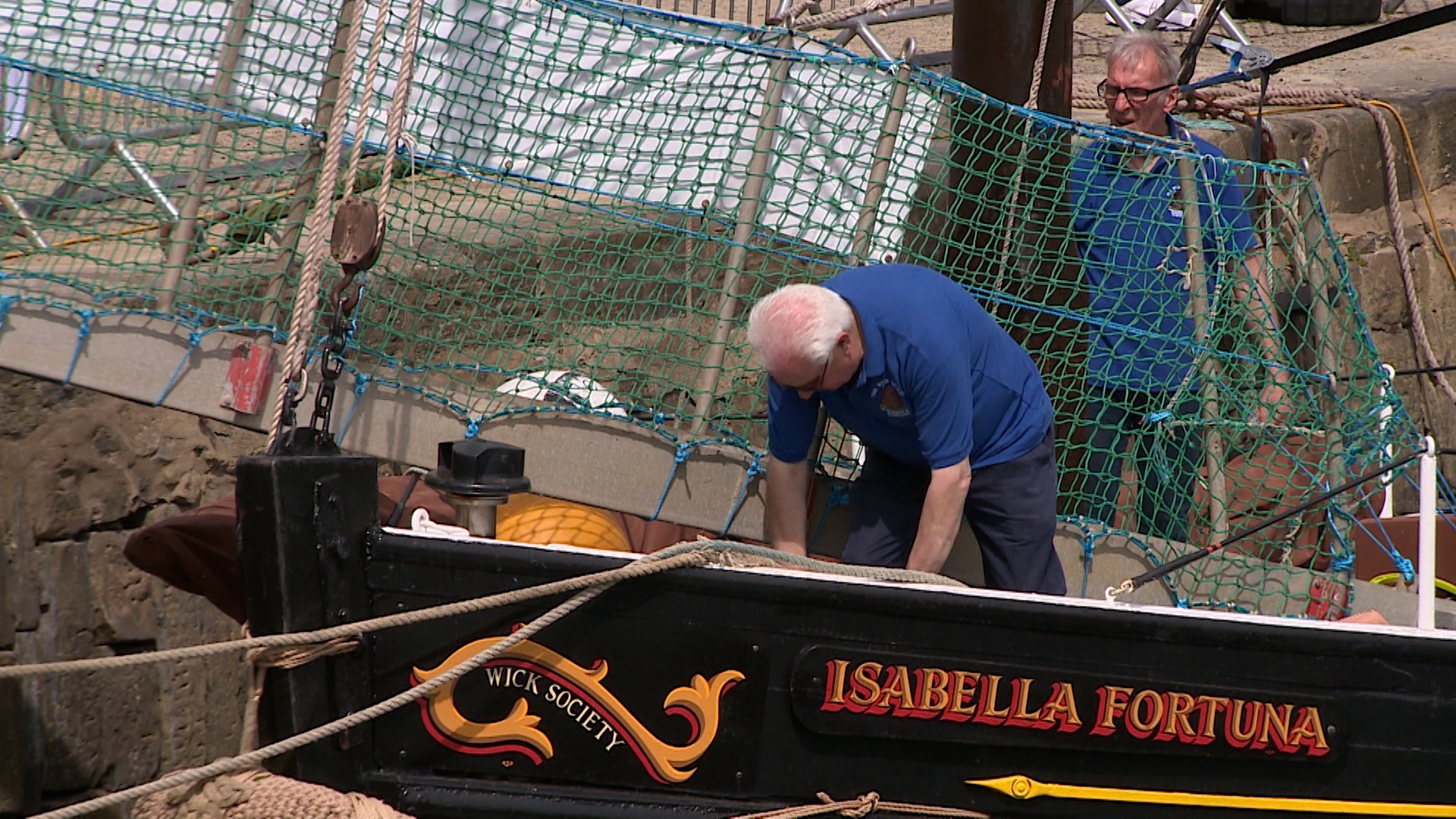 Isabella Fortuna: One of the oldest vessels in attendance.