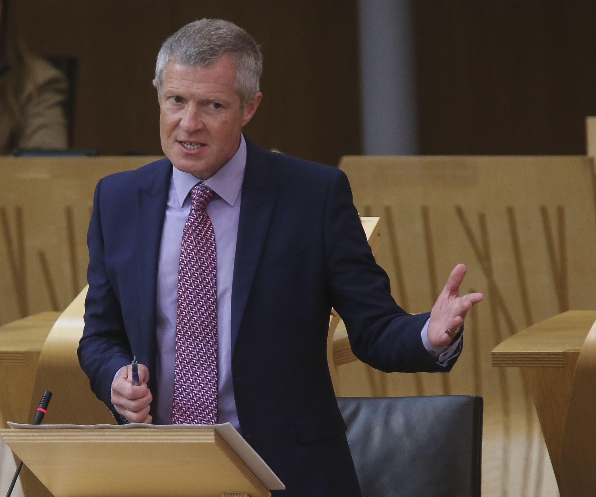 Scottish Liberal Democrat MSP Willie Rennie called for Douglas Ross to leave the Education Committee (Fraser Bremner/Scottish Daily Mail/PA)
