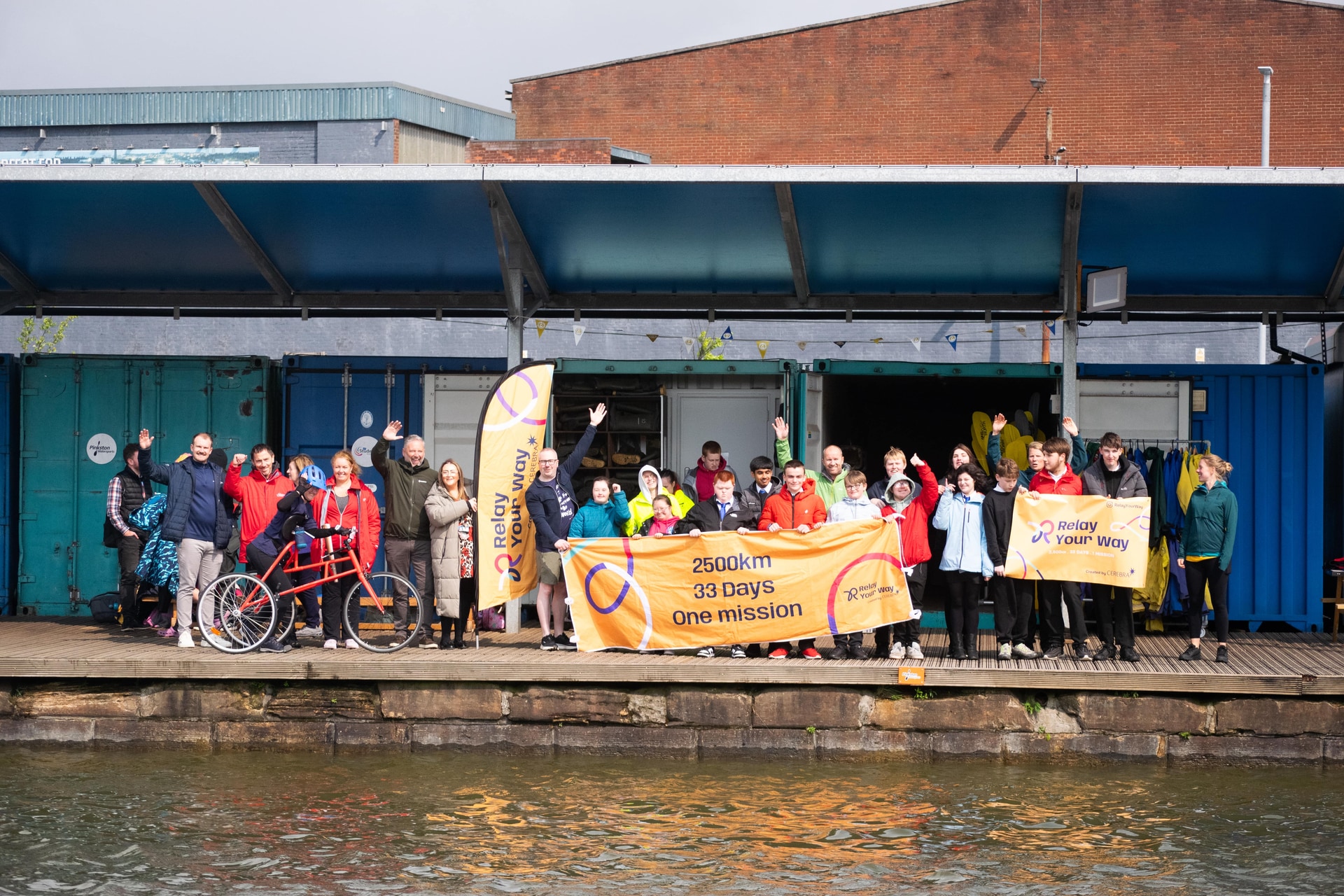 The relay has been designed to promote inclusivity in sports, with wheelchair users, adapted surfers, and frame runners all taking part.