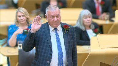 Scotland’s newest MSP Davy Russell sworn into Parliament 