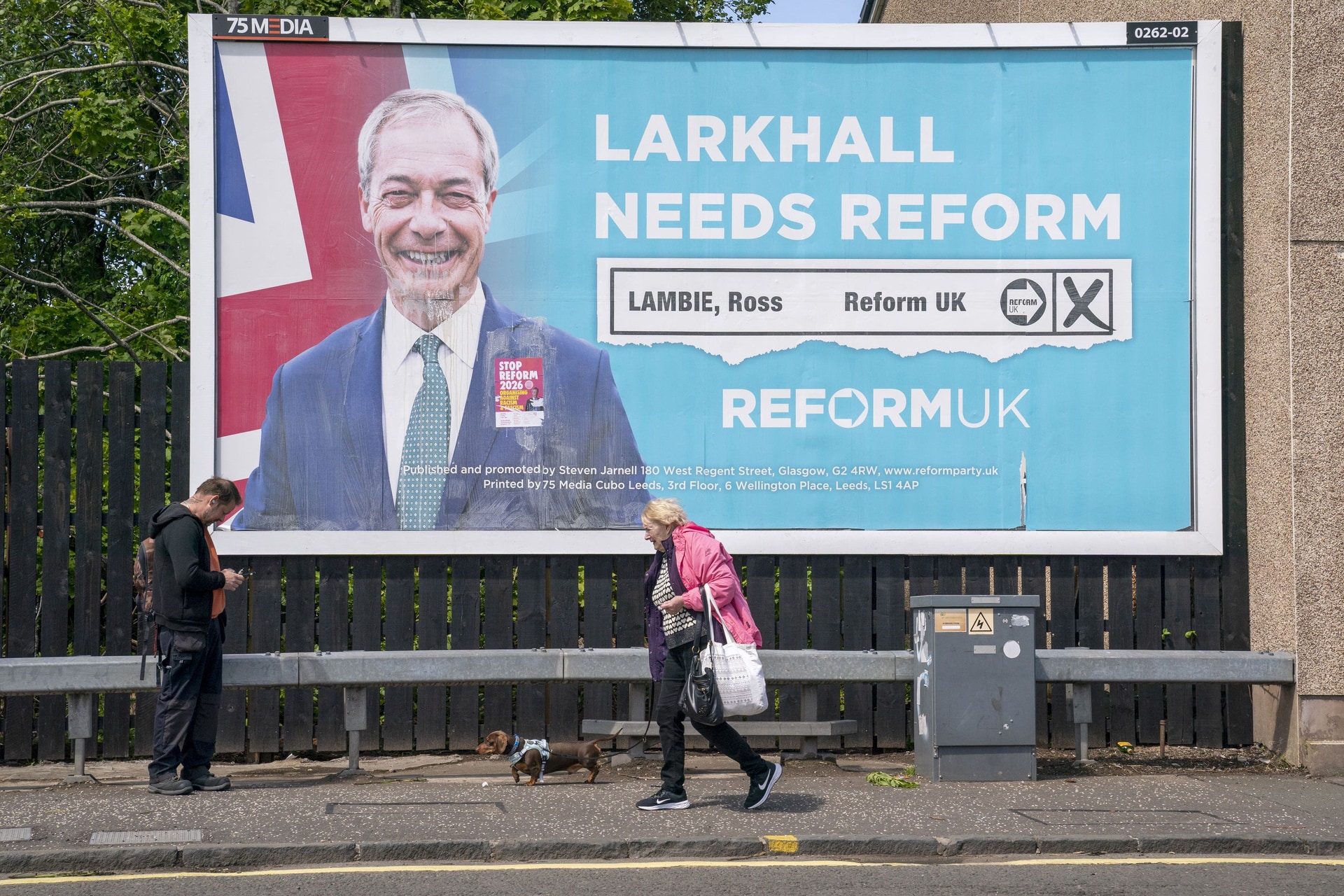 Reform UK came third in the by-election (Jane Barlow/PA).