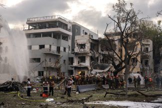 Iran renews missile attacks on Israel, killing five and wounding dozens
