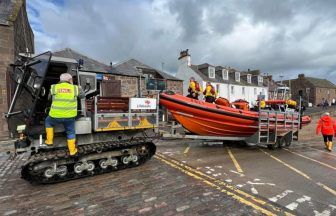 Four paddleboarders rescued after being blown out to sea near Montrose in Angus