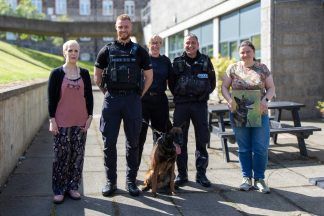 Hero Aberdeen police dog stabbed on duty to be honoured by painting