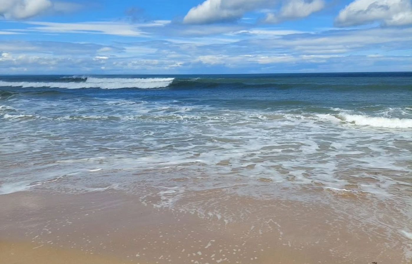 Tyninghame Beach on the day of the incident
