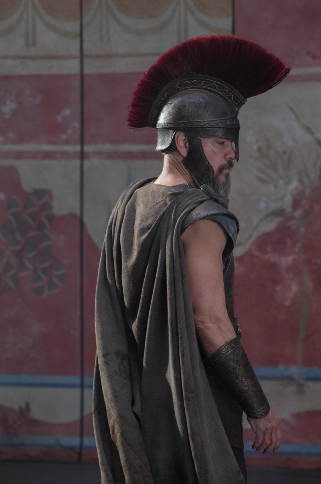 The Odyssey: A promotional image of star Matt Damon in costume as Odysseus.