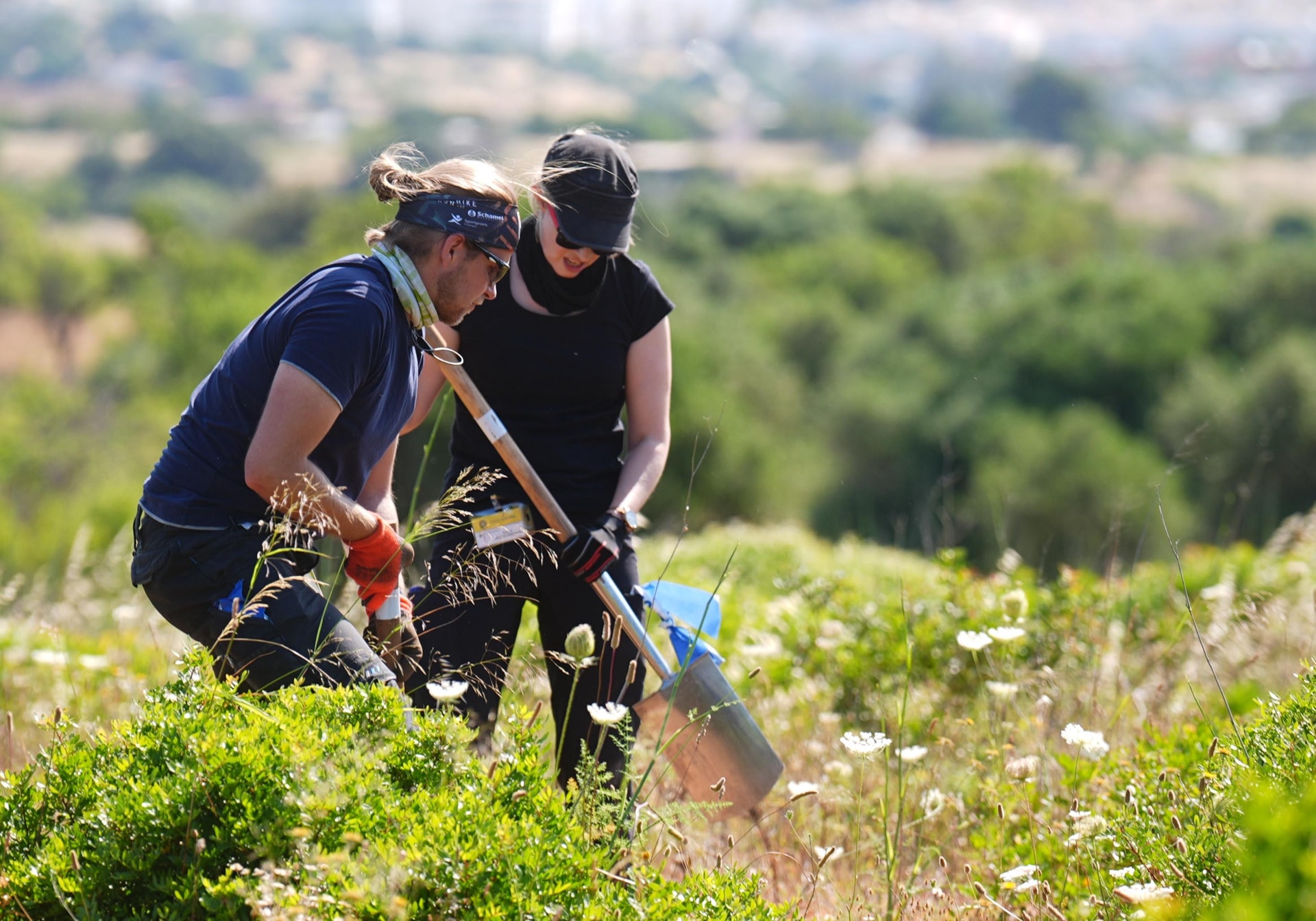 A search team close to Praia De Luz, Portugal (James Manning/PA).