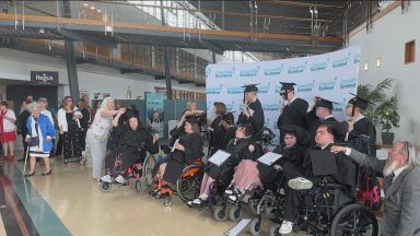 Class graduates from Scotland’s first complex needs college
