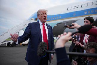 Trump in Scotland: US President Donald Trump arrives in Scotland ahead of meetings with Starmer and Swinney