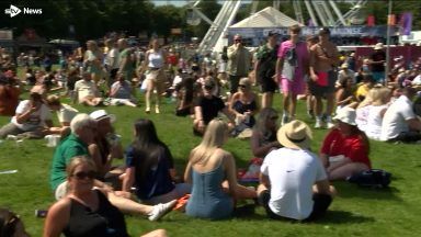 TRNSMT festival gets underway amid heatwave warnings