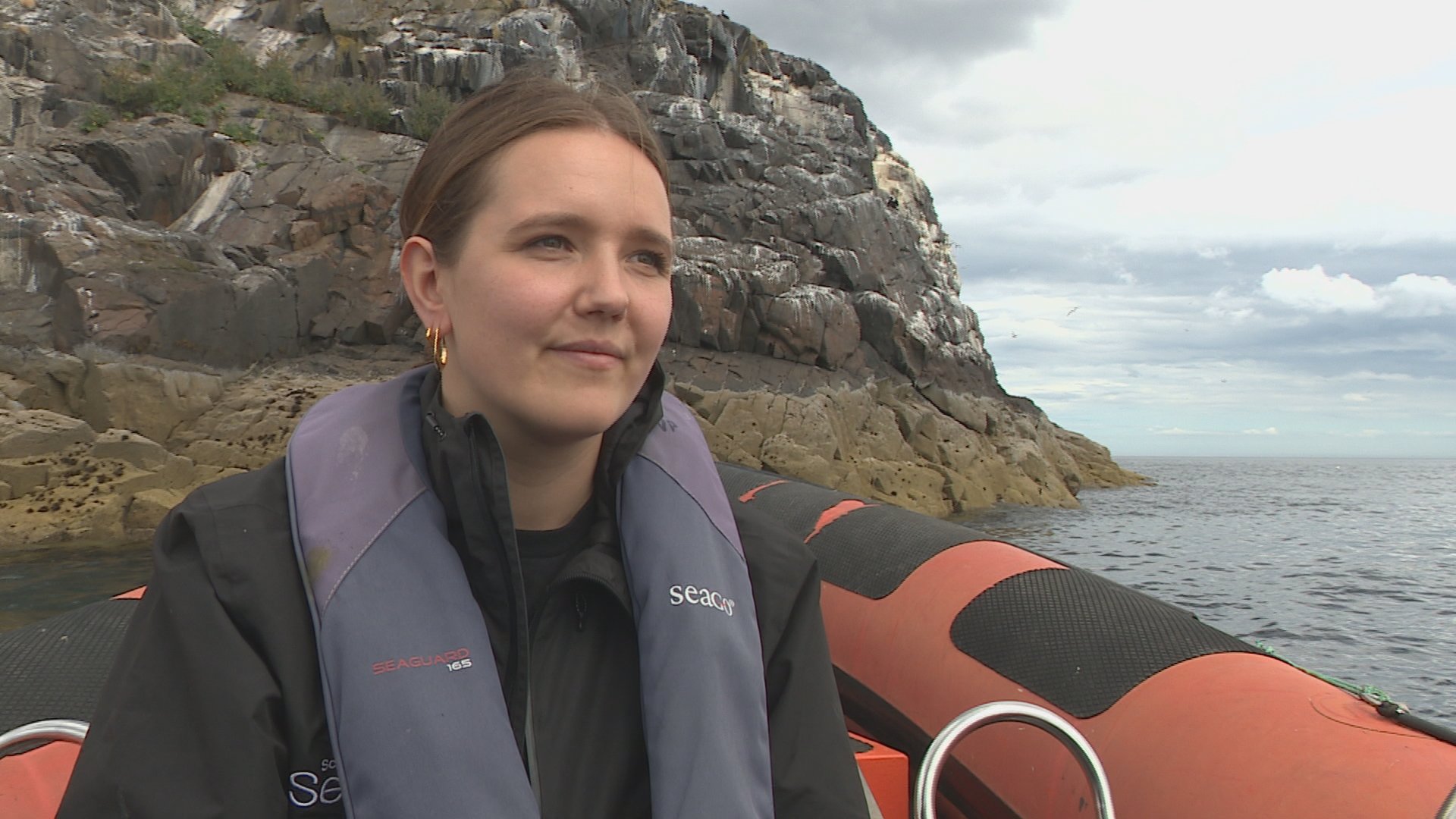 Conservation officer Emily Burton