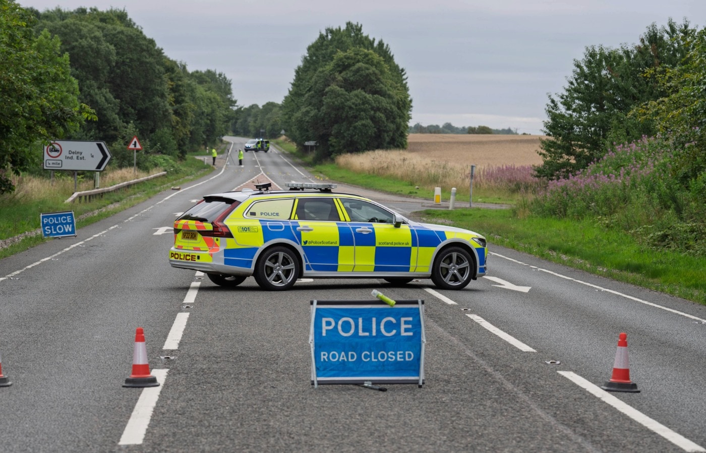 The A9 was closed for ten hours while investigations were carried out.