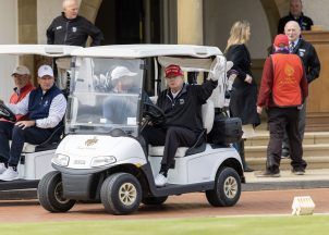 Trump in Scotland: President to leave White House as final preparations under way