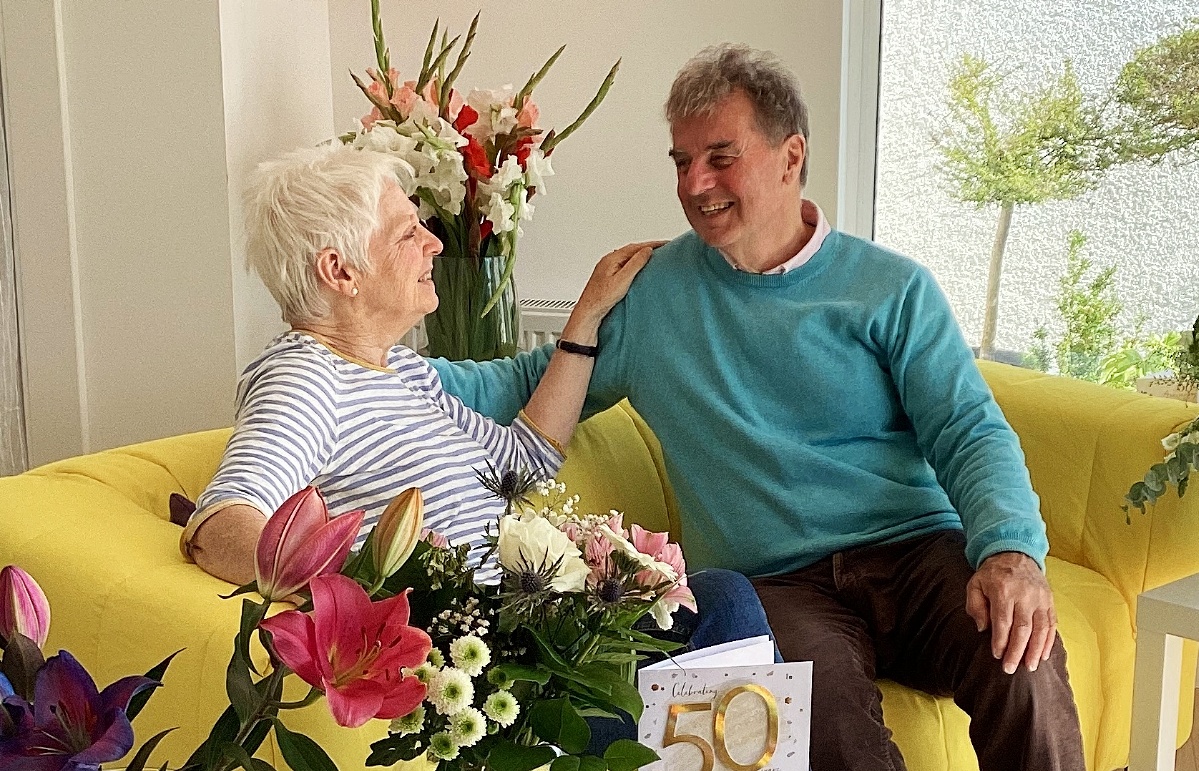 Glenn Stewart and his wife Rona.