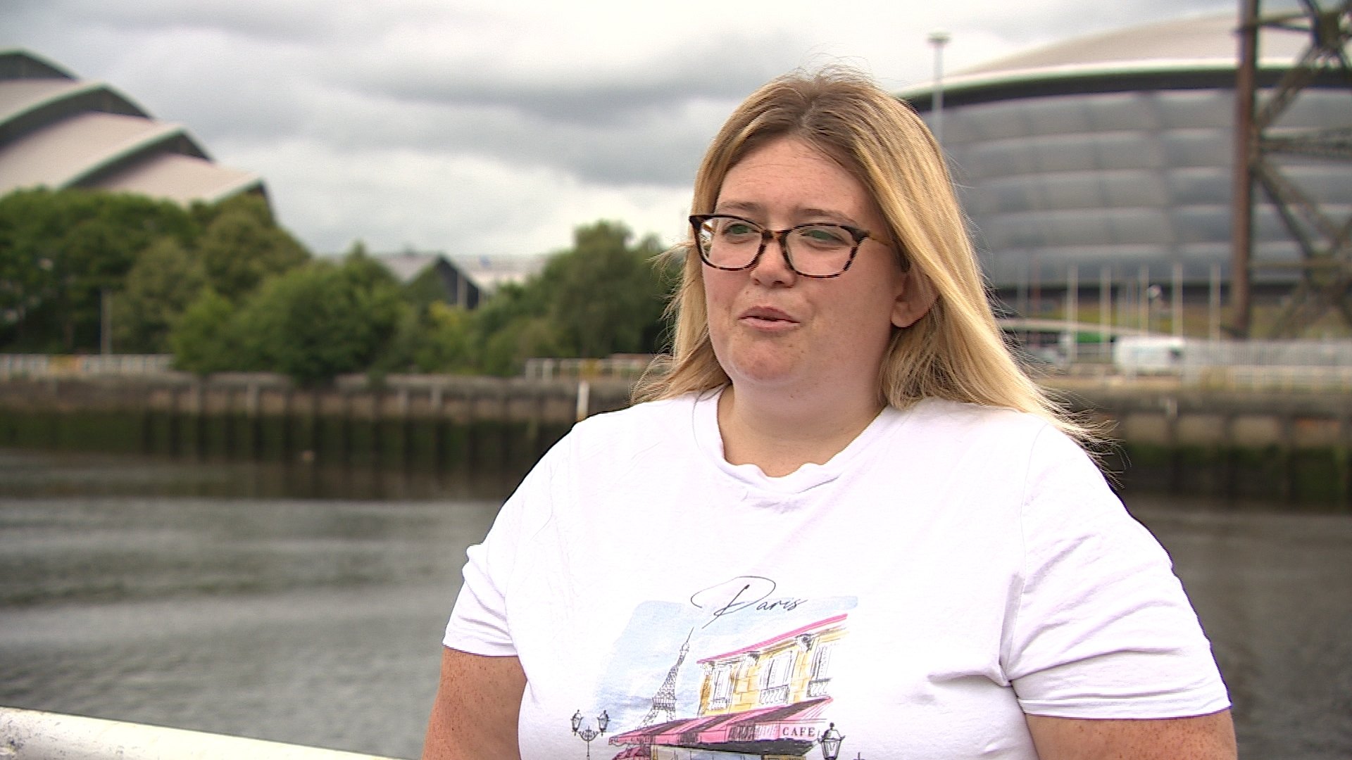 Lisa Walsh has spoken out against Chris Brown's appearance in Glasgow.