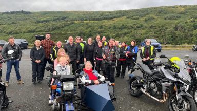 Care home resident enjoys ‘bucket list’ motorbike ride to mark 90th birthday