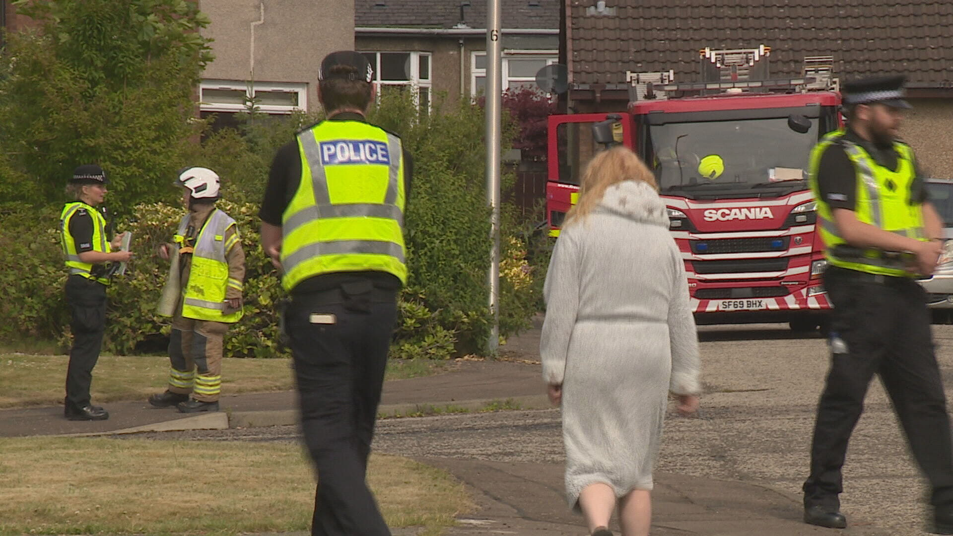 Woman evacuated from Dundee house fire