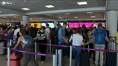 Thousands of Scots ready to jet off from Edinburgh Airport