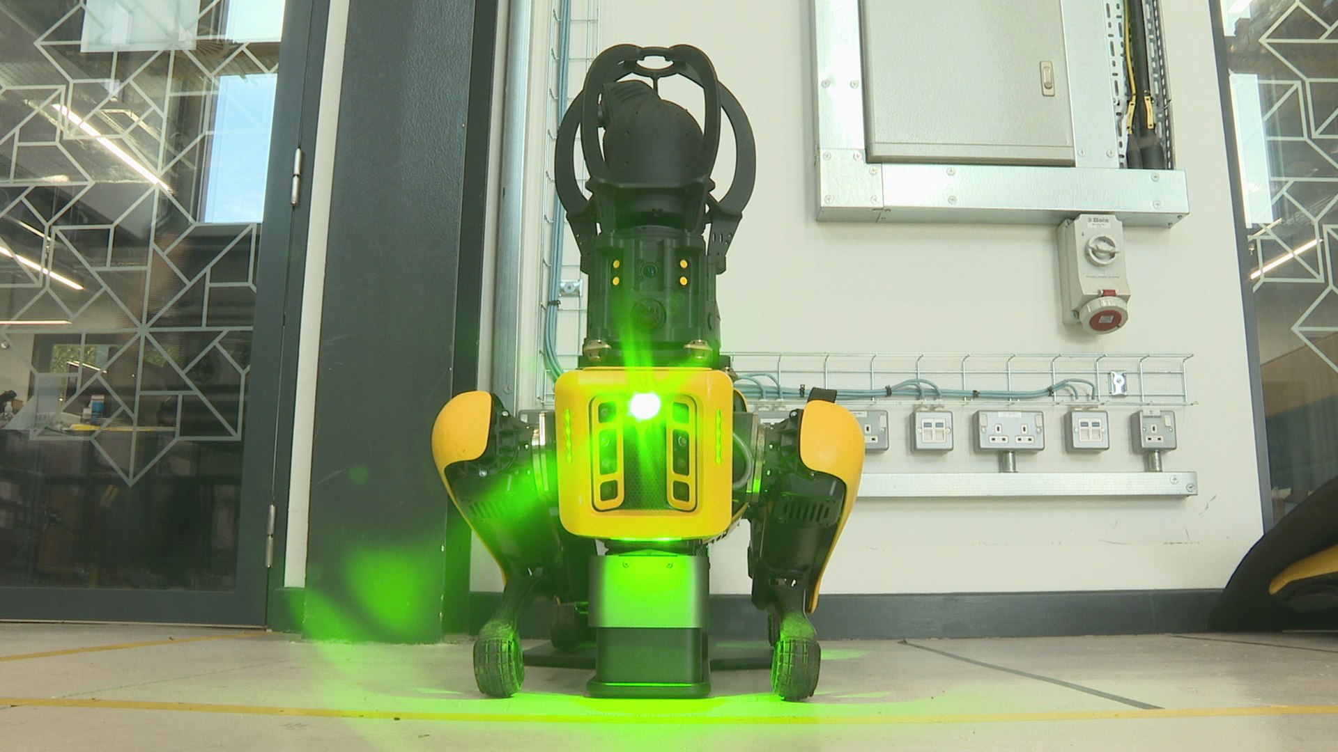 Robotic dogs can assist industries by performing tasks such as inspection, surveillance, and data collection in hazardous or hard-to-reach environments