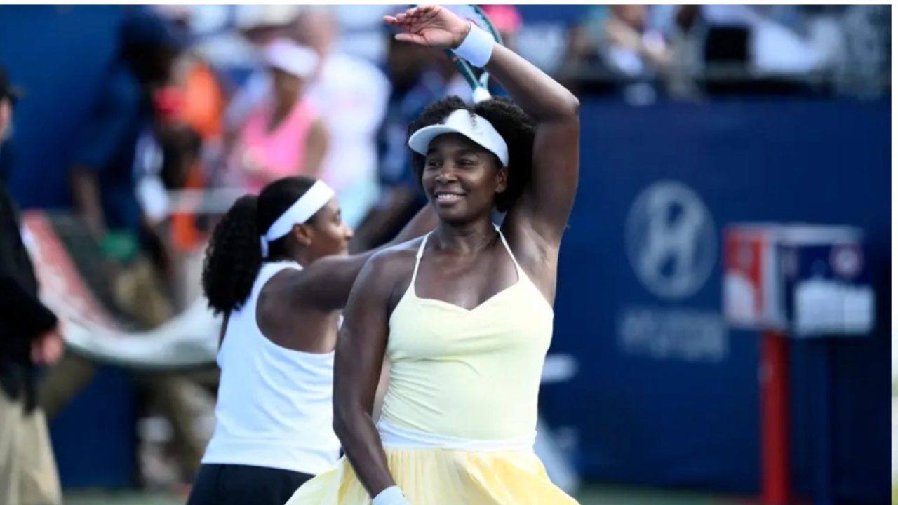 Venus Williams makes a winning return to action at the age of 45