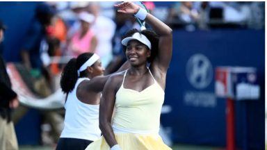Venus Williams makes a winning return to action at the age of 45