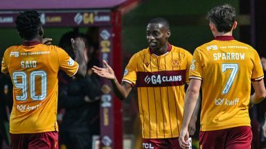 Motherwell through as Tawanda Maswanhise hits late double