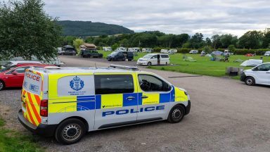 Manhunt after boy, eight, sexually assaulted on family camping trip in Highlands