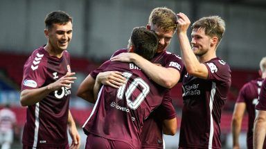 Hearts score four past Hamilton to extend Premier Sports Cup winning streak