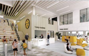 Contract for £55m Trinity Academy school extension and renovation works awarded to construction firm