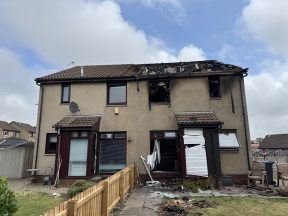 Neighbours flee as early morning blaze destroys Dundee home