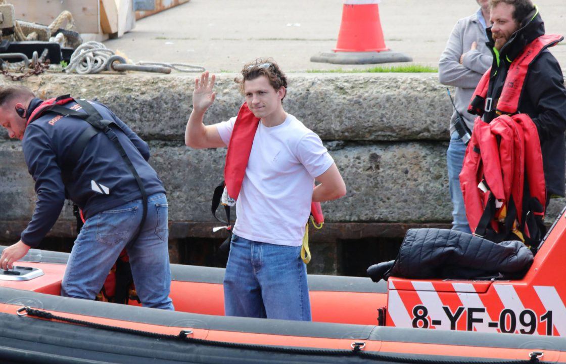 Tom Holland spotted at Scots harbour amid filming for Christopher Nolan’s The Odyssey